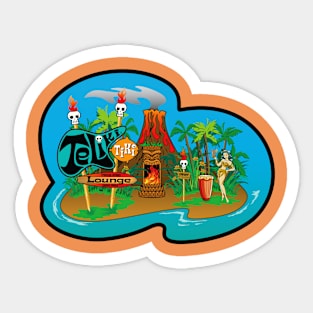 TELIKI TIKI ISLAND Sticker